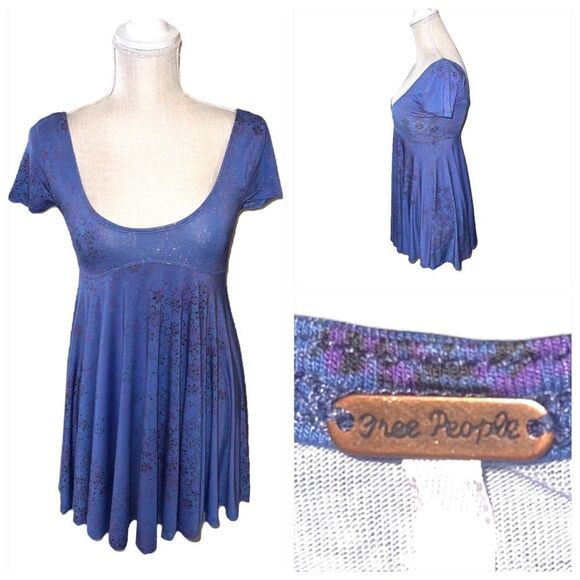 Free People Jersey Swing Top - Picture 1 of 9
